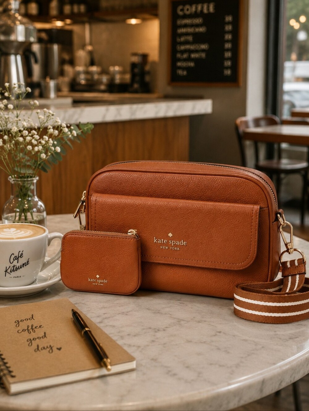 Kate Spade Rosie Pebbled Leather Camera Bag - NWT